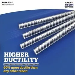 8mm Tata Tiscon 500 D Tmt Bar, Fe 500D